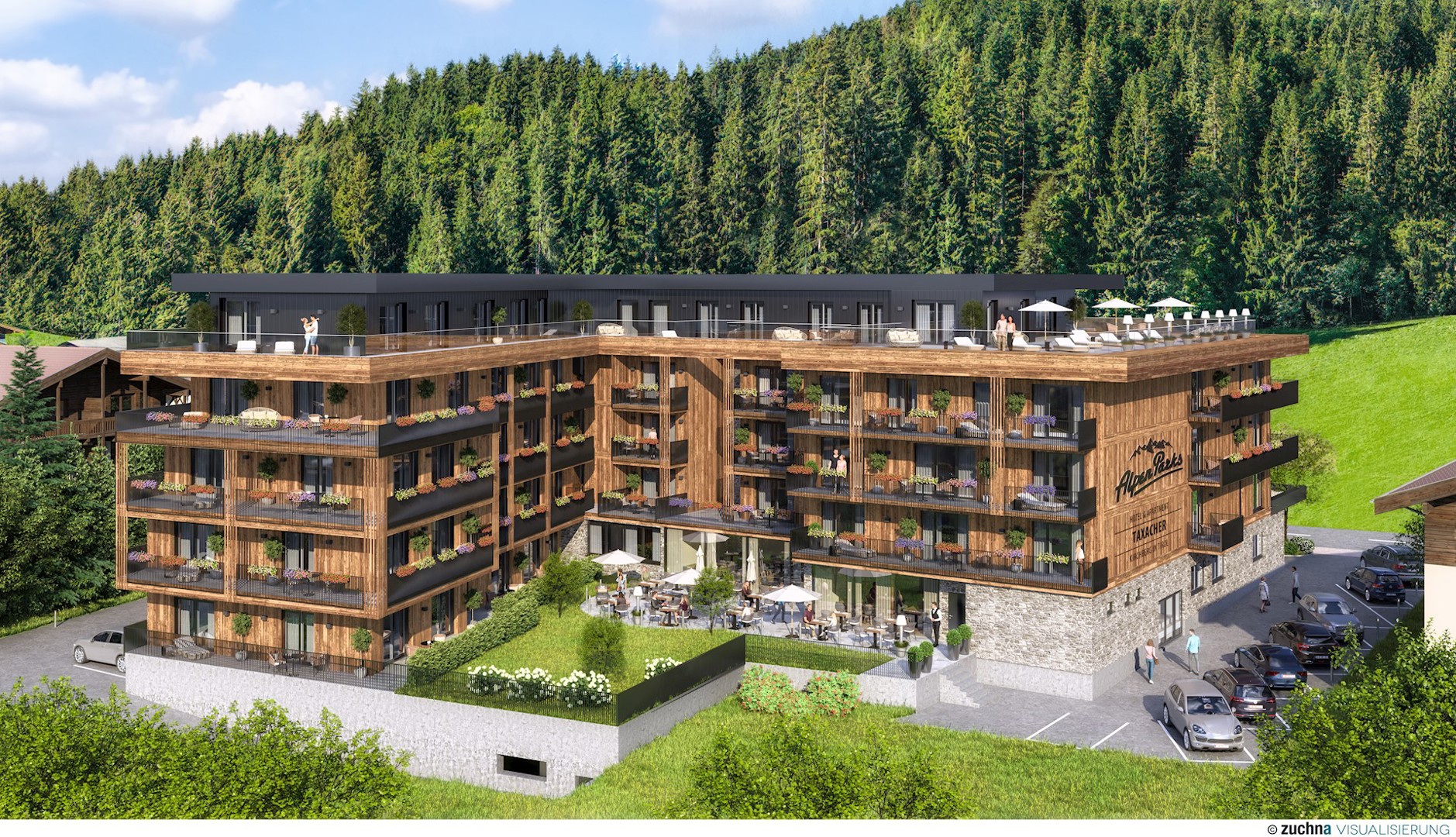 Artists Impression Zomer Zuid West Taxacher